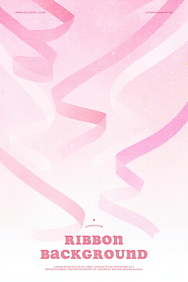 PSD 리본 분홍색 곡선 일러스트 사람없음 로맨틱 웨이브 겹침 리본백그라운드 국내일러스트 선 컬러 백그라운드 컨셉 파일형식
