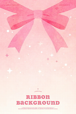 PSD 리본 분홍색 일러스트 사람없음 반짝임 로맨틱 리본백그라운드 국내일러스트 컬러 백그라운드 컨셉 모션 파일형식