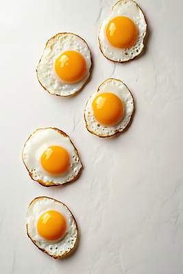 JPG 편집이미지 사람없음 노란색 여러개 흰색 계란프라이 단백질 반숙 편집실사 AI포토 AI콘텐츠 컬러 다수 계란요리 CG 영양소 파일형식