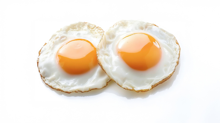 JPG 편집이미지 사람없음 두개 흰색 계란프라이 단백질 반숙 편집실사 AI포토 AI콘텐츠 컬러 2 계란요리 CG 영양소 파일형식