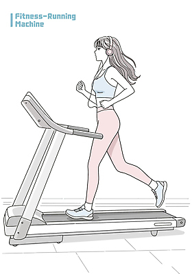 전신 여자 다이어트 일러스트 한명 성인 운동복 달리기 헬스 헤드셋 런닝머신 러닝 성인여자한명만 국내일러스트 일러캐릭터 AI파일 캐릭터 1 옷 음향기기 모션 건강 사람 운동 운동기구 헤드폰 여자한명만 성인여자만 파일형식 벡터