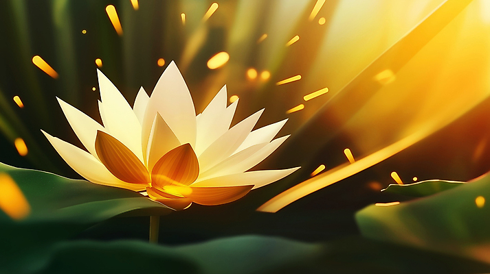JPG 편집이미지 불교 연꽃 사람없음 빛 노란색 연잎 보케 이미지편집 편집실사 AI컴퓨터그래픽 AI콘텐츠 꽃 종교 컬러 잎 CG 파일형식