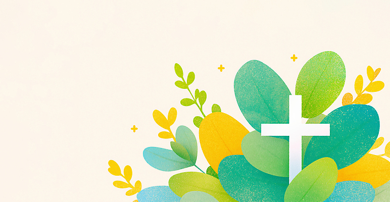 JPG 기독교 십자가 일러스트 사람없음 연두색 천주교 풀잎 하나님 국내일러스트 AI일러스트 AI콘텐츠 종교 잎 초록색 풀_식물 신_종교 파일형식