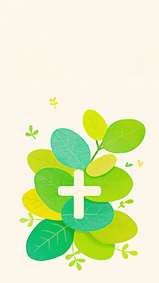 JPG 기독교 십자가 일러스트 사람없음 연두색 천주교 풀잎 하나님 국내일러스트 AI일러스트 AI콘텐츠 종교 잎 초록색 풀_식물 신_종교 파일형식