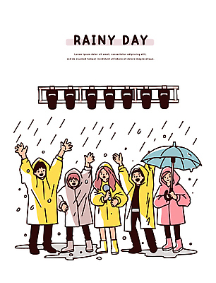 전신 여자 남자 일러스트 우산 조명 미소 들기 여러명 성인 손들기 공연 만세 비 군중 우비 성인만 응원봉 국내일러스트 AI파일 자연요소 옷 다수 응원 모션 날씨 표정 사람 이벤트 파일형식 벡터