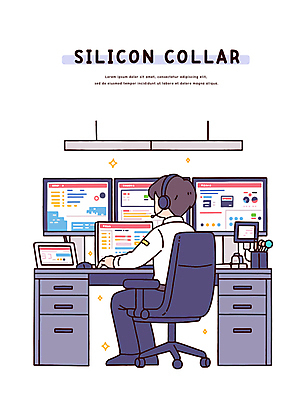 전신 남자 의자 일러스트 미래 전등 정보기술 한명 앉기 성인 반짝임 태블릿 모니터 헤드셋 과학기술 작업 책상 첨단 성인남자한명만 국내일러스트 AI파일 1 음향기기 가구 컨셉 모션 조명 기술 사람 전자제품 스마트기기 컴퓨터 헤드폰 남자한명만 성인남자만 파일형식 벡터