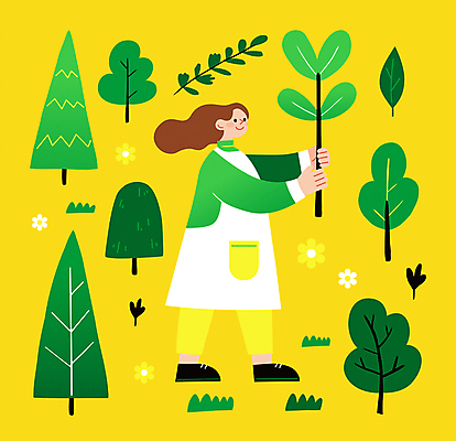 전신 여자 꽃 캠페인 일러스트 한명 미소 들기 잔디 성인 노란색 자연보호 앞치마 식목일 에코 나무심기 묘목 식물심기 성인여자한명만 국내일러스트 AI파일 나무 식물 1 기념일 컬러 모션 자연 표정 사람 환경 보호 심기 여자한명만 성인여자만 파일형식 벡터