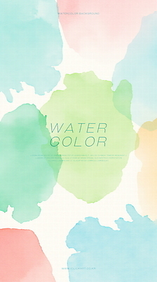 PSD 디자인 백그라운드 일러스트 수채화 사람없음 컬러풀 겹침 파스텔톤 국내일러스트 컬러 파일형식