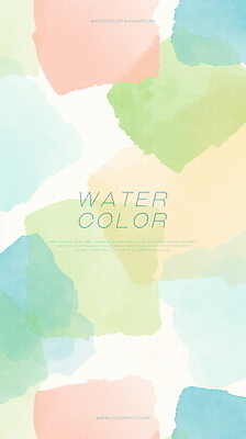 PSD 디자인 백그라운드 일러스트 수채화 사람없음 컬러풀 겹침 파스텔톤 국내일러스트 컬러 파일형식