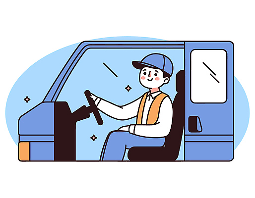 모자 남자 일러스트 한명 미소 앉기 성인 파란색 반짝임 운전 중장비 성인남자한명만 국내일러스트 AI파일 1 잡화 컬러 모션 표정 사람 산업장비 남자한명만 성인남자만 파일형식 벡터