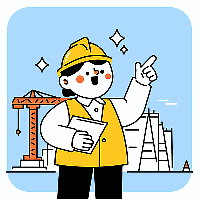 여자 하늘색 일러스트 공사 한명 미소 들기 안전 성인 반짝임 건설현장 가리킴 지시 서류판 작업자 성인여자한명만 건설근로자 국내일러스트 AI파일 직업 1 모션 건설업 표정 사람 손짓 파란색 사무용품 여자한명만 성인여자만 파일형식 벡터