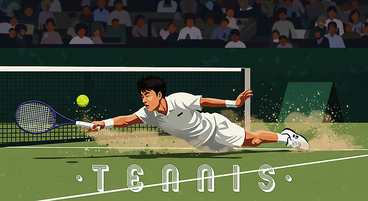 전신 PSD 남자 일러스트 한명 들기 경기 성인 초록색 운동복 운동 경기장 라켓 네트 테니스공 집중 테니스선수 객석 슬라이딩 성인남자한명만 국내일러스트 1 옷 스포츠용품 스포츠 컬러 컨셉 공 스포츠시설 모션 운동선수 건강 사람 테니스 테니스용품 남자한명만 성인남자만 파일형식