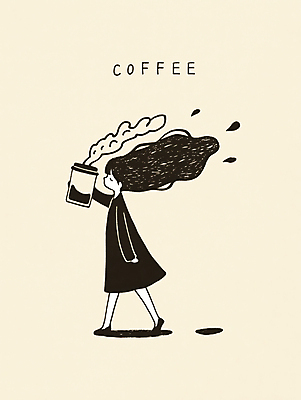 JPG 전신 여자 커피 일러스트 한명 들기 성인 걷기 눈감음 감성 베이지색 월요일 카페인 테이크아웃컵 성인여자한명만 국내일러스트 AI일러스트 AI콘텐츠 1 음료 컬러 컨셉 모션 사람 컵 요일 여자한명만 성인여자만 파일형식