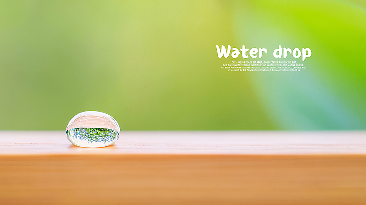 PSD 편집이미지 잎 사람없음 초록색 물 반사 물방울 나무판자 이미지편집 자연요소 식물 컬러 목재 파일형식