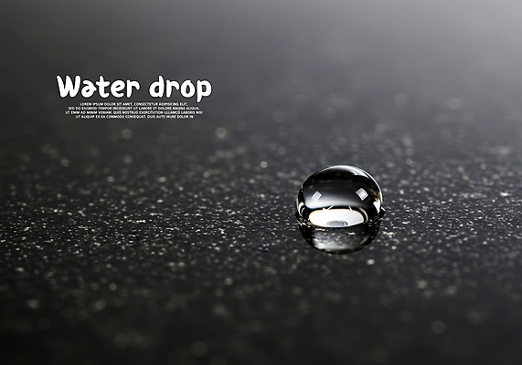 PSD 편집이미지 그림자 사람없음 물 빛 반사 검은색 물방울 이미지편집 자연요소 컬러 파일형식