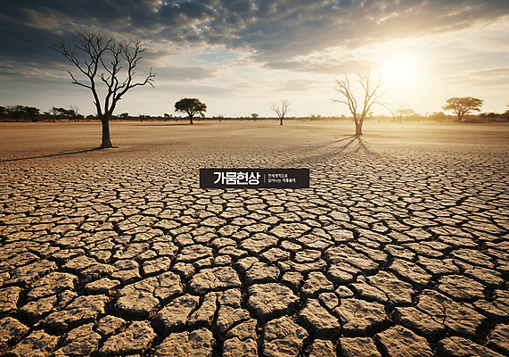 PSD 구름 편집이미지 자연 사람없음 햇빛 균열 더위 땅 가뭄 지구온난화 기온상승 죽은나무 기후위기 이미지편집 자연요소 나무 모션 날씨 태양 생태계 기온 기후변화 위기 파일형식