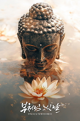 PSD 편집이미지 얼굴 연꽃 미소 사람없음 평화 눈감음 부처님오신날 수면 명상 관음부처상 이미지편집 기념일 꽃 컨셉 모션 표정 신체부위 물 부처상 파일형식