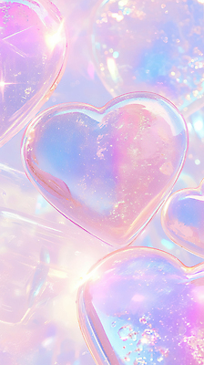 JPG 편집이미지 분홍색 사람없음 빛 하트 광택 홀로그램 이펙트그래픽 편집실사 AI컴퓨터그래픽 AI콘텐츠 모양 컬러 그래픽백그라운드 CG 파일형식