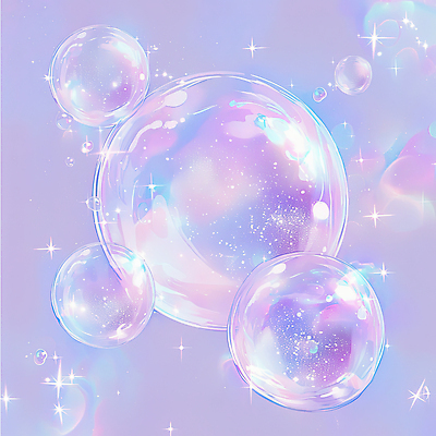 JPG 편집이미지 사람없음 빛 반짝임 보라색 비눗방울 버블 홀로그램 이펙트그래픽 편집실사 AI컴퓨터그래픽 AI콘텐츠 컬러 그래픽백그라운드 모션 CG 파일형식