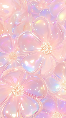 JPG 편집이미지 꽃 분홍색 사람없음 빛 광택 홀로그램 이펙트그래픽 편집실사 AI컴퓨터그래픽 AI콘텐츠 식물 컬러 그래픽백그라운드 CG 파일형식