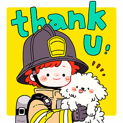 여자 일러스트 안기 한명 미소 상반신 성인 노란색 강아지 소방관 감사 땡큐 소방관모자 성인여자한명만 방호복 일러캐릭터 AI파일 캐릭터 모자_잡화 1 옷 감정 컬러 모션 표정 사람 반려동물 개 구조원 소방 여자한명만 성인여자만 파일형식 벡터