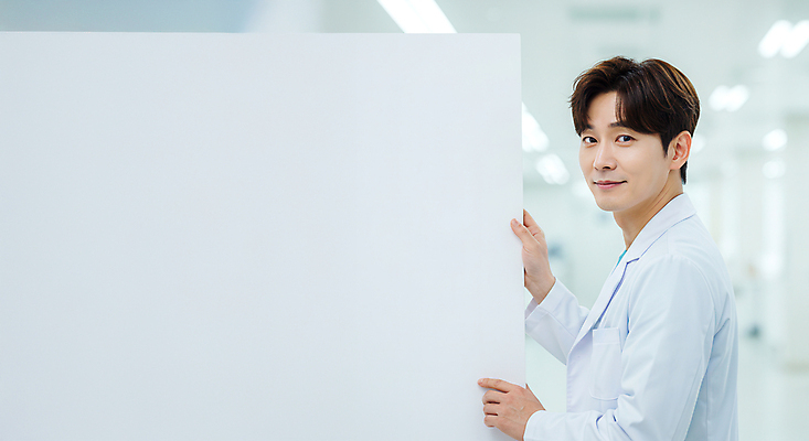 JPG 편집이미지 배너 응시 남자 의학 프레임 병원 설명 한명 성인 앞모습 의사 잡기 의료성형뷰티 성인남자한명만 카피스페이스 편집실사 IC큐레이션 AI인물포토 AI콘텐츠 1 시선 뷰포인트 모션 사람 공백 의료진 CG 남자한명만 성인남자만 파일형식 AI포토