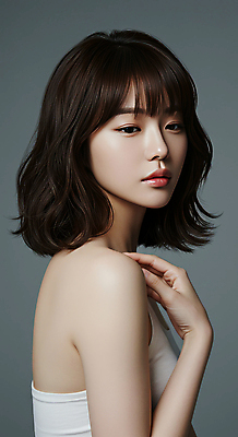 JPG 편집이미지 응시 여자 여유 회색배경 실내 한명 미소 웃음 손짓 상반신 성인 옆모습 캐주얼 뷰티 단발머리 심플 의료성형뷰티 성인여자한명만 편집실사 AI인물포토 AI콘텐츠 1 헤어스타일 시선 옷 감정 뷰포인트 백그라운드 모션 표정 사람 내부 회색 CG 여자한명만 성인여자만 파일형식 AI포토