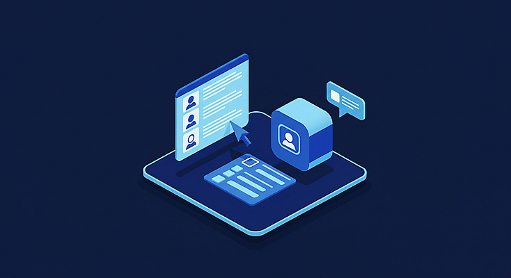 JPG 일러스트 비즈니스 사람모양 사람없음 파란색 스크린 구직 선택 분석 커서 구인 채용 AI_인공지능 국내일러스트 AI일러스트 AI콘텐츠 모양 컬러 컨셉 파일형식