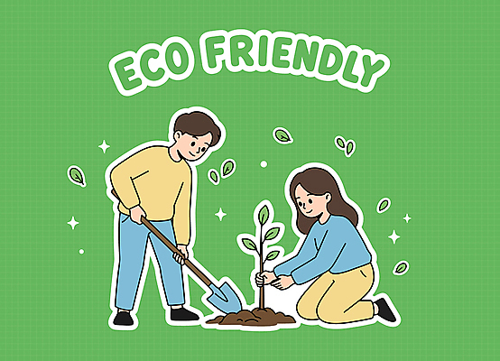 전신 여자 남자 스티커 잎 일러스트 청소년 미소 들기 두명 초록색 반짝임 세트 자연보호 그린캠페인 잡기 삽 에코 묘목 심기 십대만 일러캐릭터 AI파일 나무 식물 캐릭터 캠페인 컬러 모션 자연 표정 사람 환경 보호 파일형식 벡터