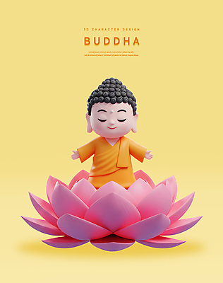 전신 PSD 편집이미지 남자 팔벌리기 3D캐릭터 연꽃 한명 서기 성인 노란색 3D 눈감음 부처님오신날 부처 승복 성인남자한명만 편집3D 캐릭터 1 기념일 꽃 컬러 불교 모션 사람 디지털합성 남자한명만 성인남자만 파일형식