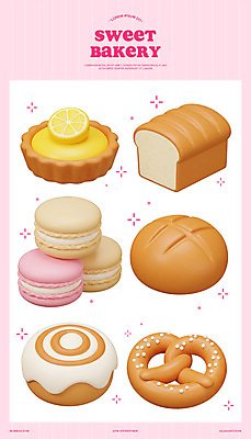 PSD 편집이미지 분홍색 사람없음 반짝임 3D 쌓기 식빵 마카롱 레몬타르트 롤빵 모카빵 엘리먼트 브레첼 시나몬롤 편집3D 빵 컬러 모션 디저트 디지털합성 시나몬 타르트 파일형식