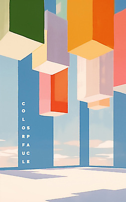 도형 PSD 구름 일러스트 하늘 추상 사람없음 컬러풀 공간 구조물 구성 국내일러스트 자연요소 건축 컬러 무늬 파일형식