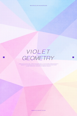 PSD 백그라운드 패턴 일러스트 수채화 사람없음 보라색 삼각형 기하학 지오메트릭 국내일러스트 도형 컬러 무늬 파일형식