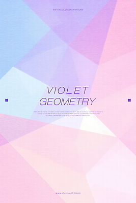 PSD 백그라운드 패턴 일러스트 수채화 사람없음 보라색 삼각형 기하학 지오메트릭 국내일러스트 도형 컬러 무늬 파일형식