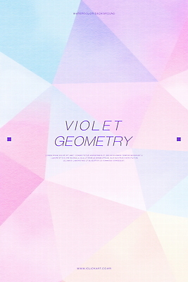 PSD 백그라운드 패턴 일러스트 수채화 사람없음 보라색 삼각형 기하학 지오메트릭 국내일러스트 도형 컬러 무늬 파일형식