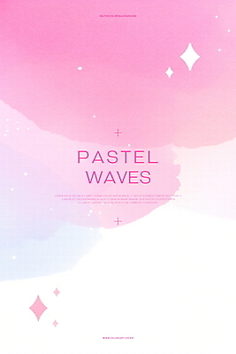 PSD 분홍색 백그라운드 일러스트 수채화 사람없음 반짝임 그라데이션 파스텔톤 국내일러스트 컬러 모션 파일형식