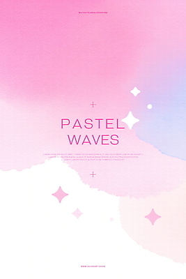 PSD 분홍색 백그라운드 일러스트 수채화 사람없음 반짝임 그라데이션 파스텔톤 국내일러스트 컬러 모션 파일형식