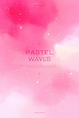 PSD 분홍색 백그라운드 일러스트 수채화 사람없음 반짝임 그라데이션 파스텔톤 국내일러스트 컬러 모션 파일형식