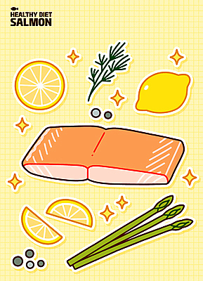 스티커 일러스트 단면 건강 사람없음 반짝임 세트 노란색 귀여움 레몬 아스파라거스 슬라이스 식단 로즈메리 통후추 생연어 국내일러스트 AI파일 컬러 컨셉 채소 과일 모션 허브 연어 후추 파일형식 벡터