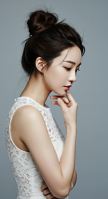 JPG 편집이미지 여자 한명 상반신 성인 옆모습 뷰티 손들기 고민 의료성형뷰티 성인여자한명만 편집실사 AI인물포토 AI콘텐츠 1 감정 뷰포인트 모션 사람 CG 여자한명만 성인여자만 파일형식 AI포토