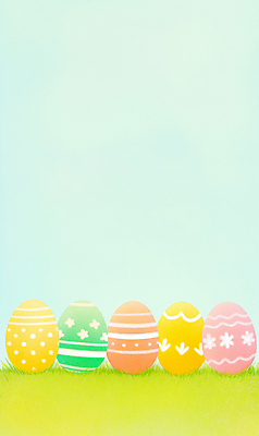 JPG 기독교 무늬 일러스트 잔디 사람없음 부활절계란 민트색 국내일러스트 AI일러스트 AI콘텐츠 식물 종교 컬러 부활절 계란 파일형식