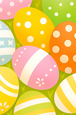 JPG 기독교 무늬 일러스트 잔디 사람없음 컬러풀 부활절계란 국내일러스트 AI일러스트 AI콘텐츠 식물 종교 컬러 부활절 계란 파일형식