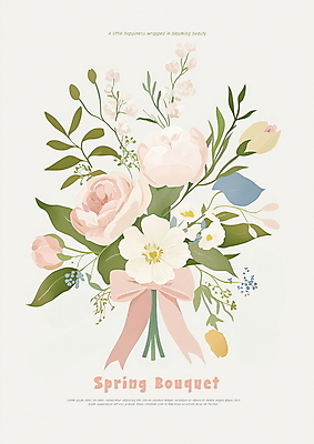 PSD 리본 분홍색 결혼 잎 일러스트 사람없음 장미 봄 로맨틱 흰색 빈티지 국내일러스트 식물 계절 꽃 컬러 컨셉 이벤트 파일형식