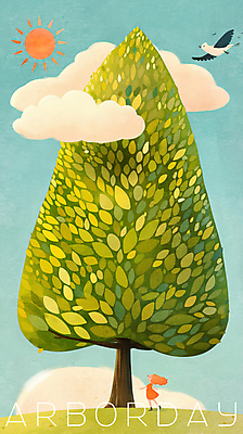 PSD 나무 구름 여자 어린이 일러스트 조류 하늘 나뭇잎 한명 소녀 태양 평화 올려보기 언덕 소녀한명만 국내일러스트 자연요소 식물 동물 1 컨셉 잎 모션 사람 여자한명만 소녀만 파일형식