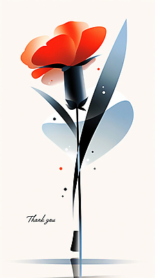 JPG 디자인 잎 한송이 일러스트 추상 사람없음 빨간색 어버이날 남색 스승의날 카네이션 감사 가정의달 그라데이션 국내일러스트 AI일러스트 AI콘텐츠 식물 1 기념일 꽃 감정 컬러 무늬 5월 송이 파일형식