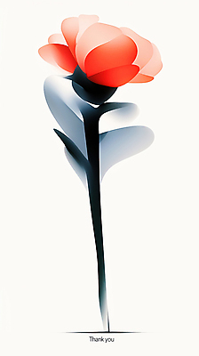 JPG 디자인 잎 한송이 일러스트 추상 사람없음 빨간색 어버이날 남색 스승의날 카네이션 감사 가정의달 그라데이션 국내일러스트 AI일러스트 AI콘텐츠 식물 1 기념일 꽃 감정 컬러 무늬 5월 송이 파일형식