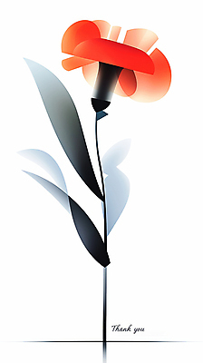 JPG 디자인 잎 한송이 일러스트 추상 사람없음 빨간색 어버이날 남색 스승의날 카네이션 감사 가정의달 그라데이션 국내일러스트 AI일러스트 AI콘텐츠 식물 1 기념일 꽃 감정 컬러 무늬 5월 송이 파일형식