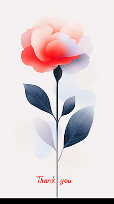 JPG 디자인 잎 한송이 일러스트 추상 사람없음 빨간색 어버이날 남색 스승의날 카네이션 감사 가정의달 그라데이션 국내일러스트 AI일러스트 AI콘텐츠 식물 1 기념일 꽃 감정 컬러 무늬 5월 송이 파일형식