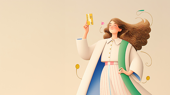 JPG 편집이미지 여자 허리손 한명 미소 들기 상반신 성인 신용카드 성인여자한명만 편집실사 AI컴퓨터그래픽 AI콘텐츠 1 포즈 모션 표정 사람 금융 CG 여자한명만 성인여자만 파일형식