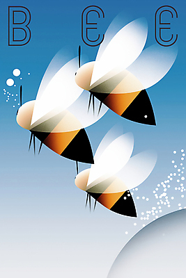 PSD 일러스트 추상 사람없음 비행 벌 국내일러스트 곤충 무늬 파일형식